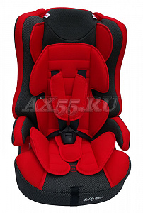 Автокресло Teddy Bear LB513RF 39 deep red/black dot