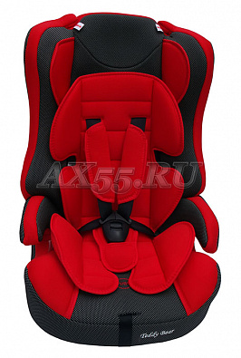 Автокресло Teddy Bear LB513RF 39 deep red/black dot
