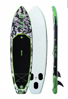 Sup board (Сапборд) Надувная доска HONOR FUNWATER двухслойный зел (335*83*15)