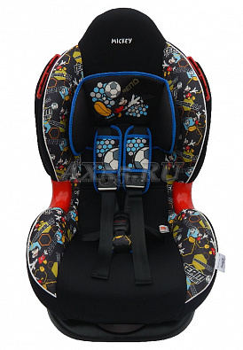  Детское автокресло SIGER «КОКОН ISOFIX» LB20, группа I/2, 9-25 кг, 1-7 лет изофикс Микки Футбол