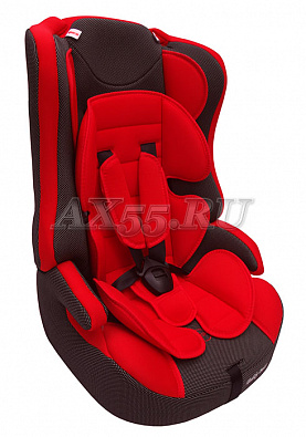 Автокресло Teddy Bear LB513RF 39 deep red/black dot