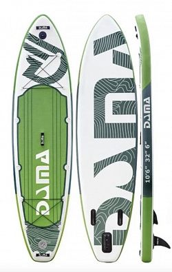 Sup board (Сапборд) Надувная доска DAMA зел (320*81*15)