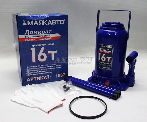 Домкрат двухштоковый МаякАвто 16 тонн Домкрат двухштоковый МаякАвто 16 тонн