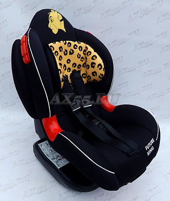  Детское автокресло SIGER «КОКОН ISOFIX» LB20, группа I/2, 9-25 кг, 1-7 лет изофикс Король Лев