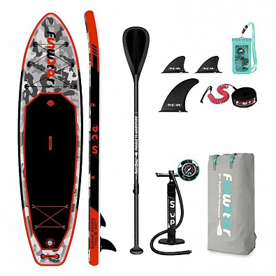 Sup board (Сапборд) Надувная доска HONOR FUNWATER двухслойный крас (335*83*15)