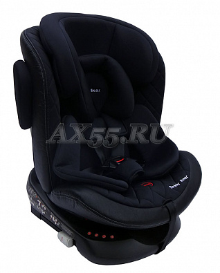 Автокресло детское Teddy Bear HВ636, 0-36 кг, группа 0+/1/2/3, экокожа черный