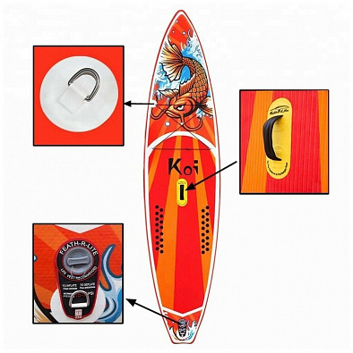 Sup board (Сапборд) Надувная доска KOI 11.6 (350*84*15) до 200кг(полный комплект)