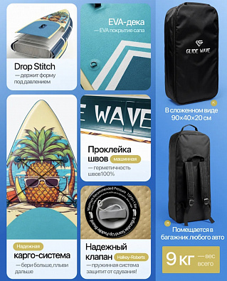 Sup board (Сапборд) Надувная доска Uwithme (360*83*15) до 200кг(полный комплект)