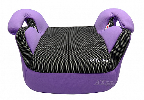 Бустер/автокресло детское Teddy Bear LB311 38  lilac/black dot