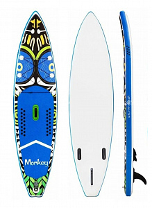 Sup board (Сапборд) Надувная доска Monkey (350*84*15) до 200кг (полный комплект)