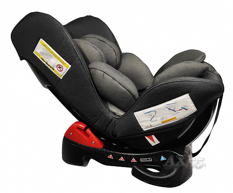Детское автокресло Teddy Bear 101A, группа 0+/I, 0-18 кг, 0-4 лет Темно серый