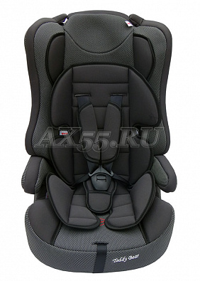 Автокресло Teddy Bear LB513RF 01 grey/black dot