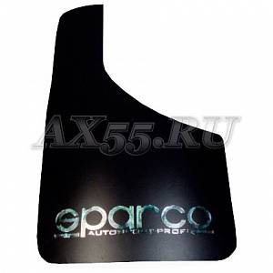 Брызговики SPARCO МАЛЫЕ черные 22*37см