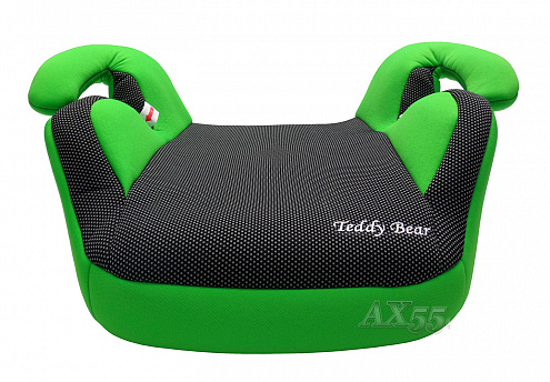 Бустер группа 3 (22-36 кг) Teddy Bear LB 311R, green /black dot L