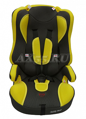 Автокресло Teddy Bear LB513RF 23 yellow/black dot (б/вкл)
