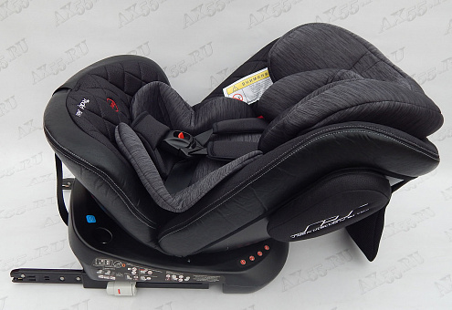 Автокресло детское Teddy Bear HВ636, 0-36 кг, группа 0+/1/2/3, экокожа чер/сер