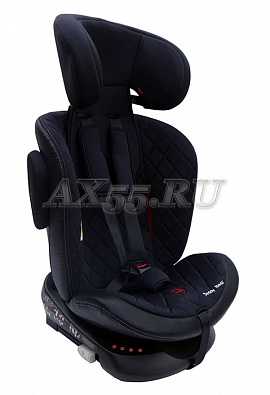 Автокресло детское Teddy Bear HВ636, 0-36 кг, группа 0+/1/2/3, экокожа черный
