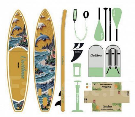 Sup board (Сапборд) Надувная доска Uwithme (335*83*15)(полный комплект)