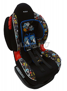 Детское автокресло SIGER «КОКОН ISOFIX» LB20, группа I/2, 9-25 кг, 1-7 лет изофикс Микки Футбол